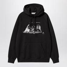  Carhartt WIP Pepe Friends black hooded sweatshirt