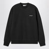 Carhartt WIP Script Embroidery Black Sweatshirt