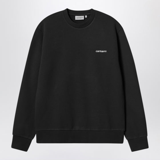Carhartt WIP Script Embroidery Black Sweatshirt