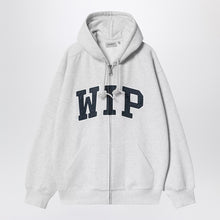 Carhartt WIP Hooded WIP Sweat Jacket colour Ash Heather