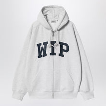  Carhartt WIP Hooded WIP Sweat Jacket colour Ash Heather