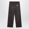 Carhartt WIP Single Knee Pant trousers in Dearborn Shale/Stone canvas
