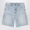 Carhartt WIP Double Knee Shorts Blue/Heavy Stone Bleached