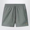 Carhartt WIP Velvet green Chase swim trunks