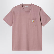  Carhartt WIP S/S Hudson Pocket T-Shirt in Daphne colour
