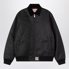 Carhartt WIP Black Santa Fe Alumni jacket