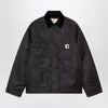 Carhartt WIP Alumni Chore Coat jacket in black nylon