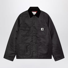  Carhartt WIP Alumni Chore Coat jacket in black nylon