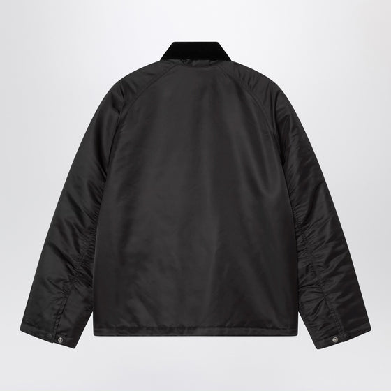 Carhartt WIP Alumni Chore Coat jacket in black nylon