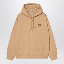  Carhartt WIP Hooded Heart II Hartt Sweat Jacket Dusty brown