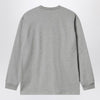 Carhartt WIP Grey L/S Heart Patch T-shirt