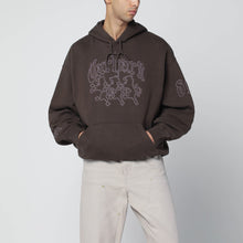  Carhartt WIP Hackwork hoodie in Vitola/Glassy Pink