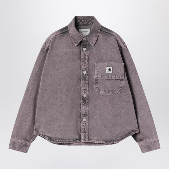 Carhartt WIP Georgia Shirt Jacket black/hydrangea