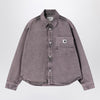 Carhartt WIP Georgia Shirt Jacket black/hydrangea