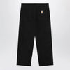 Carhartt WIP Postal Single Knee work pants in poly-cotton black