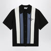 Carhartt WIP Black striped S/S Mello knit shirt