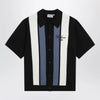 Carhartt WIP Black striped S/S Mello knit shirt