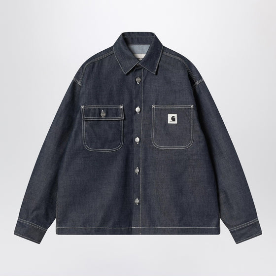 Carhartt WIP Louis shirt jacket in blue denim