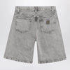 Carhartt WIP Landon loose-fit denim shorts in grey
