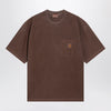 Carhartt WIP Loose Pocket T-shirt in tobacco-coloured cotton jersey