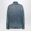 Carhartt WIP OG Michigan jacket in blue destroyed denim