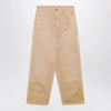Carhartt WIP Women’s Brandon Double Knee wide-leg canvas pants in dusty brown