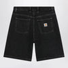 Carhartt WIP Brandon loose-fit low-rise denim shorts in black