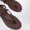 Manebí Burgundy thong sandals