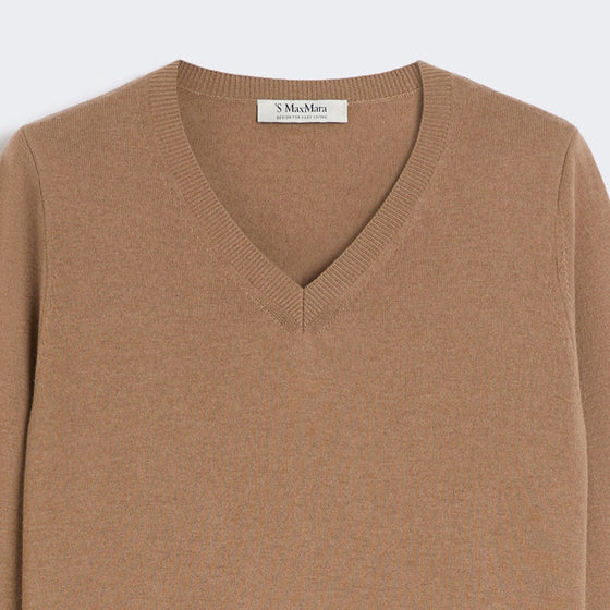 S Max Mara Camel-coloured wool sweater