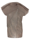Issey Miyake Generic Stripes (machine Pleats) Top
