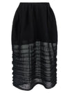 Issey Miyake Moving Knit Skirt