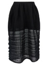 Issey Miyake Moving Knit Skirt