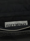 Issey Miyake Black Paper Bag Shoulder Bag