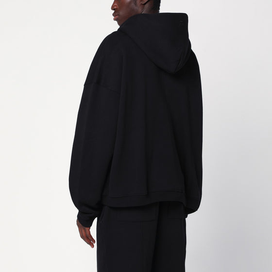 Represent Black zip-up hoodie