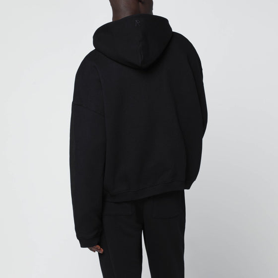 Represent Black zip-up hoodie