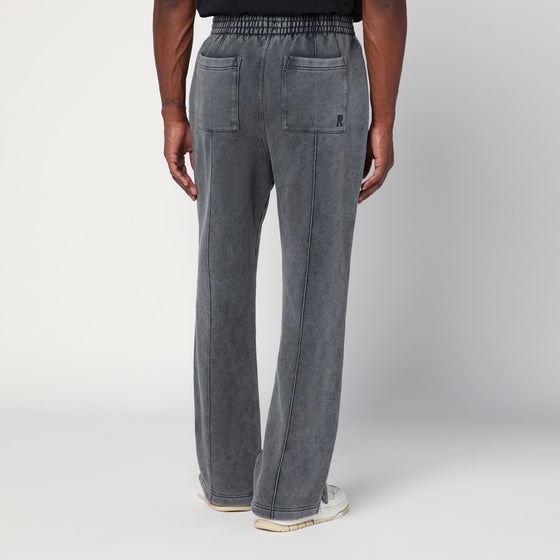 Represent Faded black cotton jogger pants