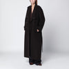 IVY OAK Brown long wool coat