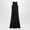 LouLou De Saison Iraka dress in black silk twill