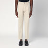 Santaniello Ivory cotton trousers