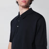 JOHN SMEDLEY Isis navy blue cotton polo shirt