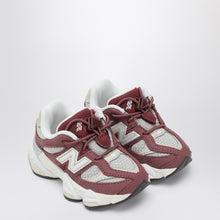  New Balance 9060 LACE sneakers Washed Burgundy/White