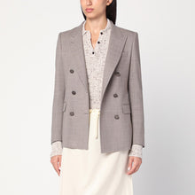  Tagliatore Beige double-breasted jacket in wool blend