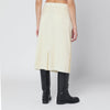 Jil Sander Vanilla-coloured wool skirt
