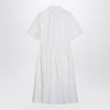 Jil Sander White cotton chemisier dress