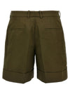 Jil Sander Linen Bermuda Shorts