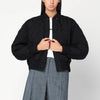 Jil Sander Quilted black bomber