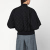 Jil Sander Quilted black bomber