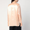 Jil Sander Shirt with pink tie in shiny viscose blend