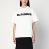 Jil Sander White wide t-shirt with logo