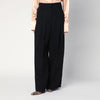 Jil Sander Wide black pants in silk blend